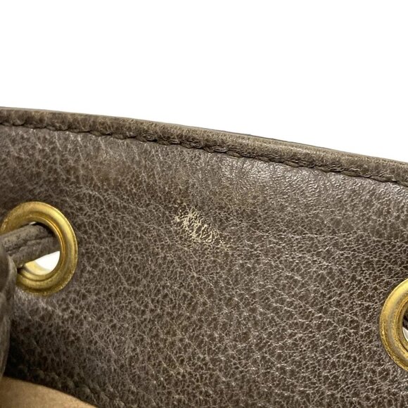 GUCCI Ophidia GG Mini Bucket Bag Ebony Dark Brown PVC Leather bran-808-100125 - Picture 13 of 16